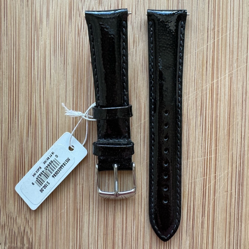 Michele Leather Band 18mm